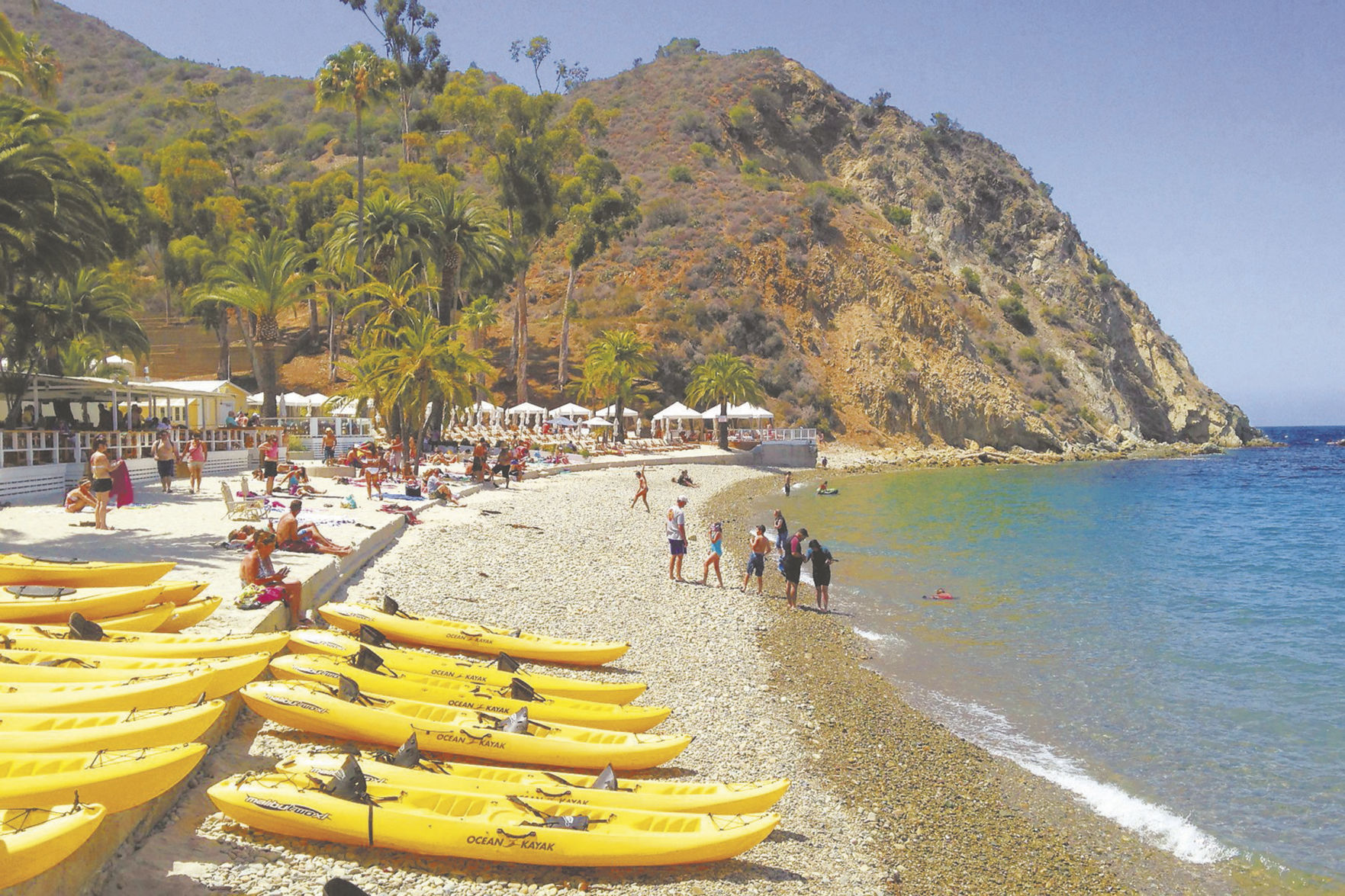Go paddleboarding or kayaking